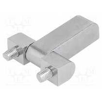 3.ST21.001; Hinge; Width: 61mm; zinc-plated steel; H: 55mm; with assembly stem; ROZTOCZE