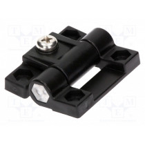 3.ZN516.002; Hinge; Width: 36mm; polyamide; black; H: 43mm; with regulation; ROZTOCZE
