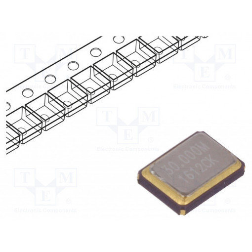 LFXTAL035269CUTT; Resonator: quartz; 30MHz; ±50ppm; 16pF; SMD; 3.4x2.7x0.8mm; IQD FREQUENCY PRODUCTS