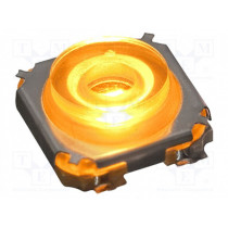 3006.2101; Microswitch TACT; SPST-NO; Pos: 2; 0.05A/28VDC; SMT; LED; yellow; 4N; Marquardt