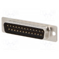 301A10059X; D-Sub; PIN: 25; male; for cable; soldering; 3A; Plating: gold flash; CONEC 301A10059X; D-Sub; PIN: 25; male; for cable; soldering; 3A; Plating: gold flash; CONEC