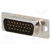 301A10139X; D-Sub HD; PIN: 26; male; for cable; soldering; 3A; CONEC