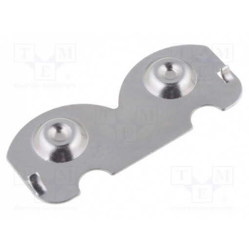 307E ANODE-ANODE; Contact; Mounting: push-in; Size: AA,R6; Batt.no: 2; Contacts: steel; COMF 307E ANODE-ANODE; Contact; Mounting: push-in; Size: AA,R6; Batt.no: 2; Contacts: steel; COMF