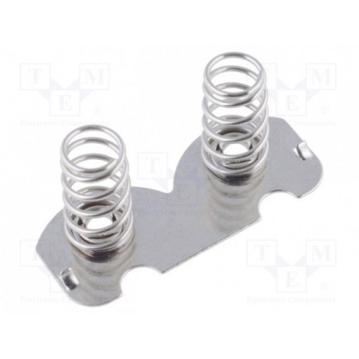 307F CATHODE-CATHODE; Spring contact; Mounting: push-in; Size: AA,R6; Batt.no: 2; COMF 307F CATHODE-CATHODE; Spring contact; Mounting: push-in; Size: AA,R6; Batt.no: 2; COMF