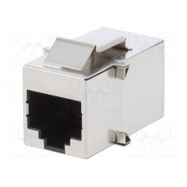 3101-CAT5E; Coupler; Cat: 5e; Layout: 8p8c; RJ45 socket,both sides; ENCITECH