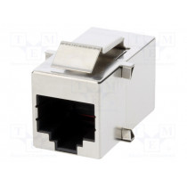 3101S-8821; Coupler; Cat: 5; shielded; Layout: 8p8c; RJ45 socket,both sides; ENCITECH
