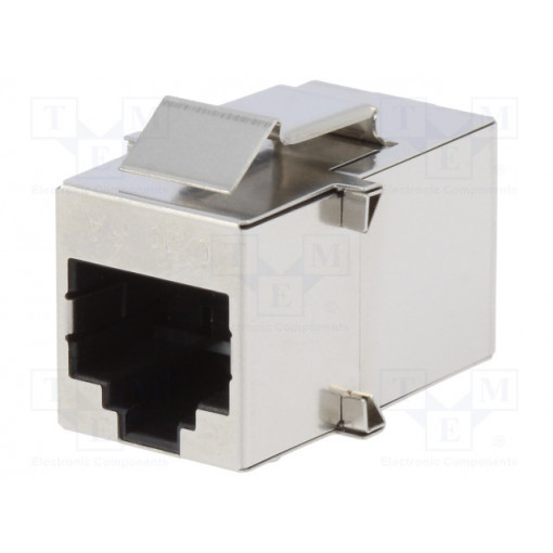 3101S-CAT6A; Coupler; Cat: 6a; shielded; Layout: 8p8c; RJ45 socket,both sides; ENCITECH