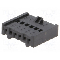 3114 06; Wire-board; plug; female; Minimodul; 2.5mm; PIN: 6; w/o contacts; LUMBERG