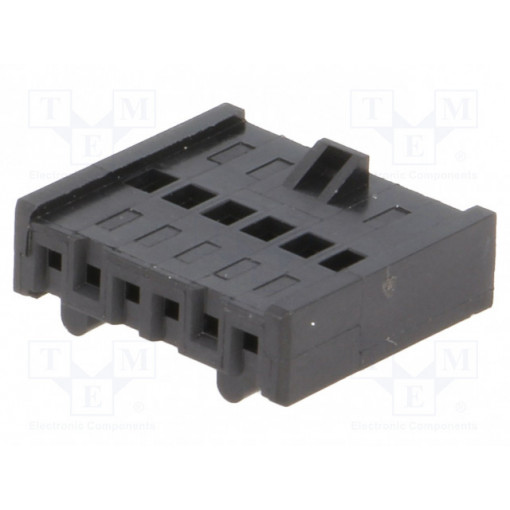 3114 06; Wire-board; plug; female; Minimodul; 2.5mm; PIN: 6; w/o contacts; LUMBERG