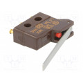 311SX2-T; Microswitch SNAP ACTION; with lever; SPDT; 5A/250VAC; OFF-(ON); HONEYWELL