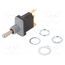 31NT91-1; Switch: toggle; Pos: 3; SPDT; ON-OFF-ON; 6A/230VAC; 20A/28VDC; IP67; HONEYWELL