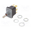 32NT91-7; Switch: toggle; Pos: 3; DPDT; (ON)-OFF-(ON); 6A/230VAC; 18A/28VDC; HONEYWELL 32NT91-7; Switch: toggle; Pos: 3; DPDT; (ON)-OFF-(ON); 6A/230VAC; 18A/28VDC; HONEYWELL