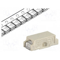 3402.0019.11; Fuse: fuse; quick blow; 7A; 63VAC; 63VDC; SMD; 7,4x3,1x2,6mm; OMF 63; SCHURTER