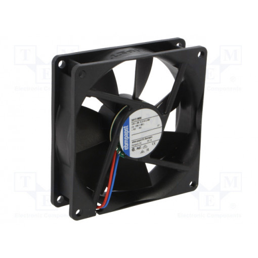 3412 NGH; Fan: DC; axial; 92x92x25mm; 94m3/h; 36dBA; slide bearing; 3000rpm; EBM-PAPST 3412 NGH; Fan: DC; axial; 92x92x25mm; 94m3/h; 36dBA; slide bearing; 3000rpm; EBM-PAPST