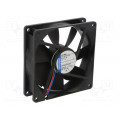 3412NGHH; Fan: DC; axial; 92x92x25mm; 102m3/h; 39dBA; slide bearing; 3250rpm; EBM-PAPST