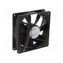 3412NGHH; Fan: DC; axial; 92x92x25mm; 102m3/h; 39dBA; slide bearing; 3250rpm; EBM-PAPST 3412NGHH; Fan: DC; axial; 92x92x25mm; 102m3/h; 39dBA; slide bearing; 3250rpm; EBM-PAPST