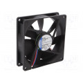 3412NLE; Fan: DC; axial; 92x92x25mm; 61m3/h; 23dBA; ball bearing; 1950rpm; EBM-PAPST