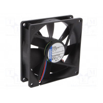 3412NLE; Fan: DC; axial; 92x92x25mm; 61m3/h; 23dBA; ball bearing; 1950rpm; EBM-PAPST 3412NLE; Fan: DC; axial; 92x92x25mm; 61m3/h; 23dBA; ball bearing; 1950rpm; EBM-PAPST