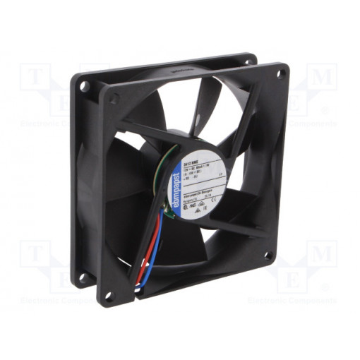 3412NME; Fan: DC; axial; 92x92x25mm; 72m3/h; 28dBA; ball bearing; 2300rpm; EBM-PAPST 3412NME; Fan: DC; axial; 92x92x25mm; 72m3/h; 28dBA; ball bearing; 2300rpm; EBM-PAPST