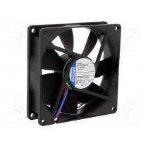 3414N; Fan: DC; axial; 92x92x25mm; 84m3/h; 32dBA; ball bearing; 2700rpm; EBM-PAPST 3414N; Fan: DC; axial; 92x92x25mm; 84m3/h; 32dBA; ball bearing; 2700rpm; EBM-PAPST