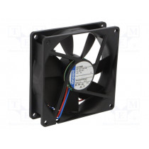 3414NGHH; Fan: DC; axial; 92x92x25mm; 102m3/h; 39dBA; slide bearing; 3250rpm; EBM-PAPST 3414NGHH; Fan: DC; axial; 92x92x25mm; 102m3/h; 39dBA; slide bearing; 3250rpm; EBM-PAPST
