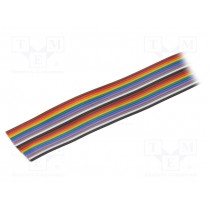 3510 MC005; Wire: ribbon; stranded; Cu; 10x22AWG; unshielded; PVC; 150/600V; ALPHA WIRE