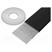 3517-40SF (100FT); Wire: ribbon; 1.27mm; stranded; Cu; 40x28AWG; PVC; black; 30,5m; 3M