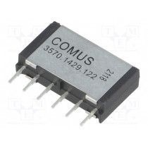 3570.1429.122; Relay: reed; DPST-NO; Ucoil: 12VDC; 1A; max.200VDC; 15W; Rcoil: 750Ω; COMUS