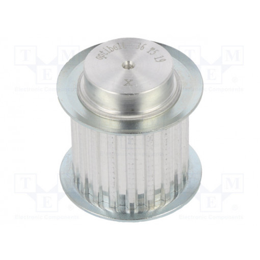 36 T5      19-200ZA; Belt pulley; T5; W: 25mm; whell width: 36mm; Ø: 29.4mm; aluminium; OPTIBELT