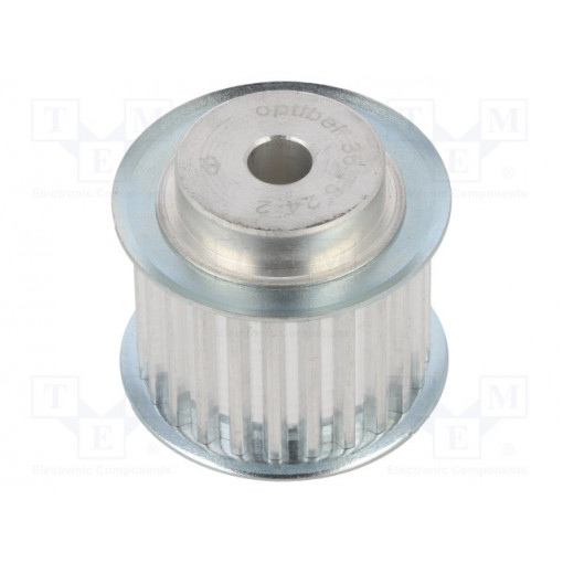 36 T5      24-200ZA; Belt pulley; T5; W: 25mm; whell width: 36mm; Ø: 37.4mm; aluminium; OPTIBELT