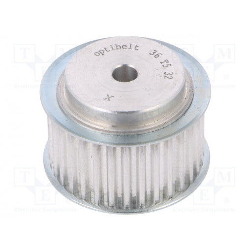 36 T5      32-200ZA; Belt pulley; T5; W: 25mm; whell width: 36mm; Ø: 50.1mm; aluminium; OPTIBELT
