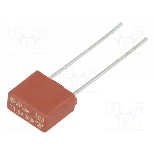 36911600000; Fuse: fuse; time-lag; 1.6A; 300VAC; TE5; 369; LITTELFUSE