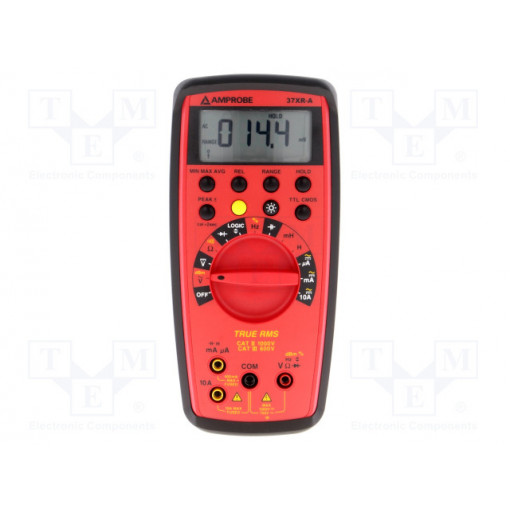 37XR; Digital multimeter; LCD 4,75 digit (9999),with a backlit; BEHA-AMPROBE