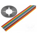 3811/14 (100FT); Wire: ribbon; 1.27mm; stranded; Cu; 14x26AWG; unshielded; PVC; 49V; 3M 3811/14 (100FT); Wire: ribbon; 1.27mm; stranded; Cu; 14x26AWG; unshielded; PVC; 49V; 3M