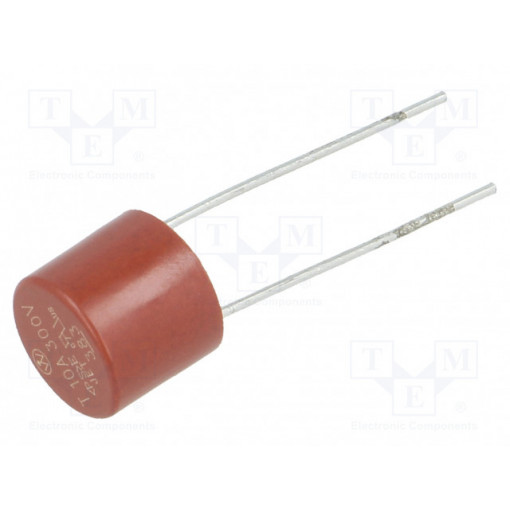 38321000000; Fuse: fuse; time-lag; 10A; 300VAC; TR5; LITTELFUSE