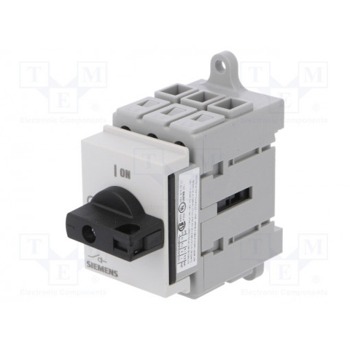 3LD3030-0TK11; Switch-disconnector; Poles: 3; DIN,on panel; 16A; 3LD3; 7.5kW; SIEMENS 3LD3030-0TK11; Switch-disconnector; Poles: 3; DIN,on panel; 16A; 3LD3; 7.5kW; SIEMENS