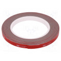 3M VHB GPH 110 9MMX5M; Tape: fixing; W: 9mm; L: 5m; Thk: 1.1mm; acrylic; grey; max.230°C; 3M 3M VHB GPH 110 9MMX5M; Tape: fixing; W: 9mm; L: 5m; Thk: 1.1mm; acrylic; grey; max.230°C; 3M