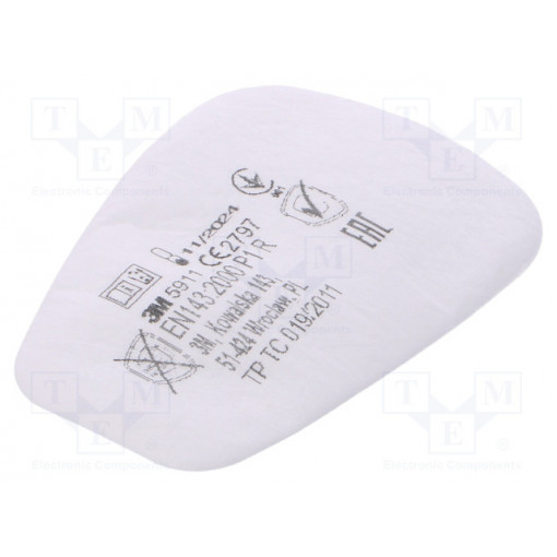 5911; Dust filter; P1 R; Series: 5000; Application: 3M-501,3M-603; 3M