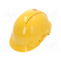 G3000CUV-GU; Protective helmet; vented; Size: 54-62mm; yellow; EN 397; Mat: ABS; 3M