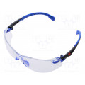 S1101SGAF-EU; Safety spectacles; Lens: transparent; Classes: 1; 3M