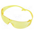 SF203 AS/AF; Safety spectacles; Lens: yellow; Classes: 1; V: self-adjusting; 3M