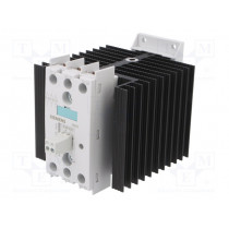 3RF2430-1AC45; Relay: solid state; Ucntrl: 4÷30VDC; 30A; 48÷600VAC; 3-phase; DIN; SIEMENS