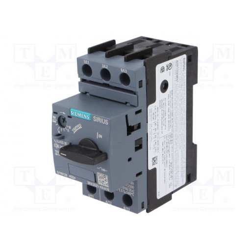 3RV2021-4AA10; Motor breaker; 7.5kW; 220÷690VAC; DIN; Short circ.release: 208A; SIEMENS