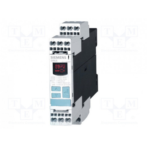 3UG4617-2CR20; Module: voltage monitoring relay; DIN; DPDT; OUT 1: 250VAC/3A; SIEMENS