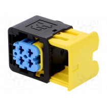 4-1418390-1; Connector: automotive; plug; female; PIN: 4; IP67; for cable; 60V; TE Connectivity