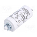 416100627; Capacitor: motors, run; 4uF; 475VAC; Ø28x55mm; -25÷85°C; ±5%; 3000h; DUCATI ENERGIA