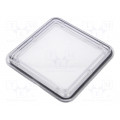 4.423.001; Inspection windows; polycarbonate; 117.5x117.5x9mm; ROZTOCZE