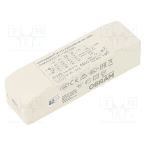 OT FIT 8/220-240/180 CS I MINI; Power supply: switched-mode; LED; 7.6W; 30÷42VDC; 90÷180mA; IP20; OSRAM
