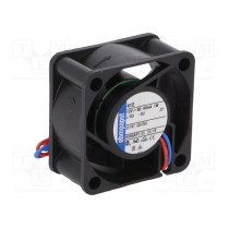 412; Fan: DC; axial; 40x40x20mm; 10m3/h; 18dBA; slide bearing; 6000rpm; EBM-PAPST