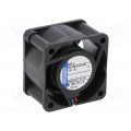 412 J; Fan: DC; axial; 40x40x25mm; 19m3/h; 39dBA; ball bearing; 10300rpm; EBM-PAPST
